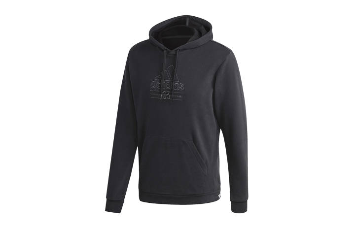 Adidas Adidas Sweatshirts Men's Black Hooded Moderate Regular