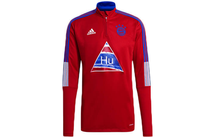 Adidas Adidas Sweatshirts Men's Red Stand Collar Moderate Regular