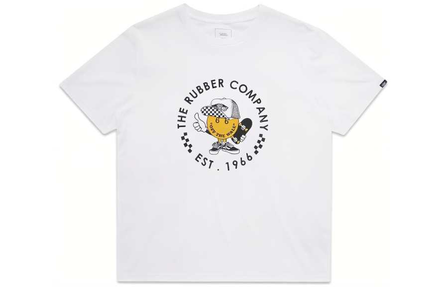 Vans OTW T Shirts Men's White Crew Neck Moderate Straight Fit