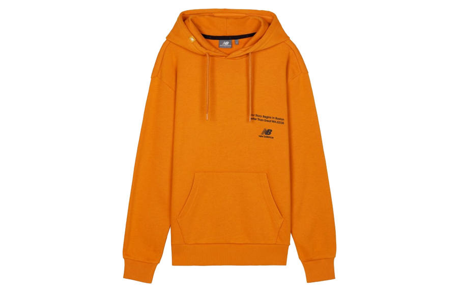 New Balance New Balance Sport Style Sweatshirts Men's Orange Hooded Moderate Regular