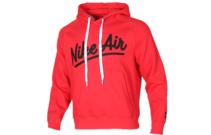 Nike Nike Sweatshirts Men's Red Hooded Moderate Regular