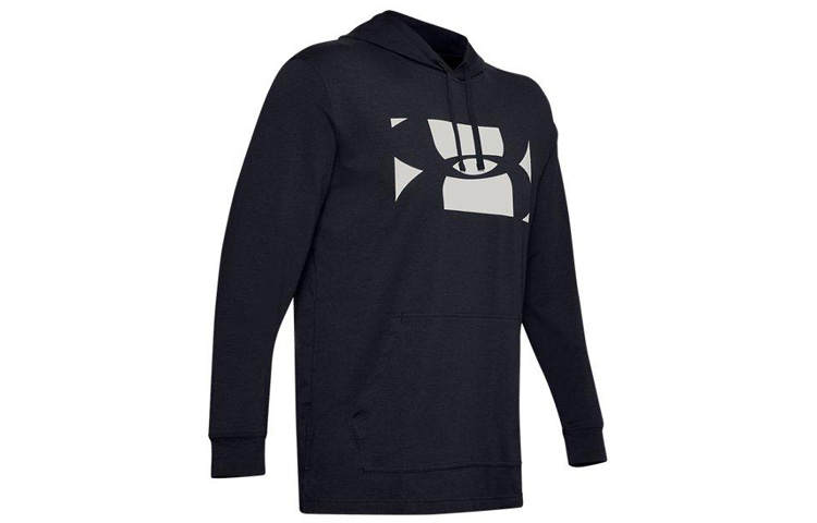 Under Armour Sportstyle Sweatshirts Men's Black Hooded Moderate Regular