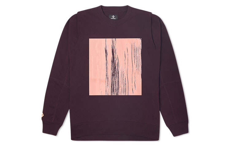 Converse Converse Bubble Crew Sweatshirt Unisex Brown Sugar Chestnut