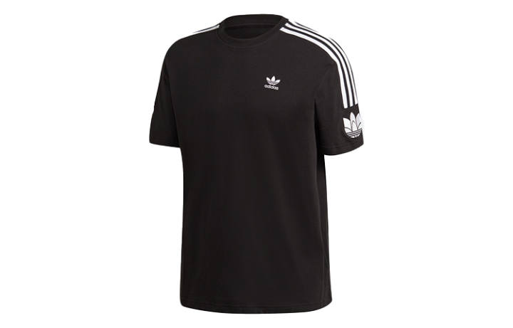 Adidas Adidas T Shirts Men's Black Crew Neck Moderate Straight Fit