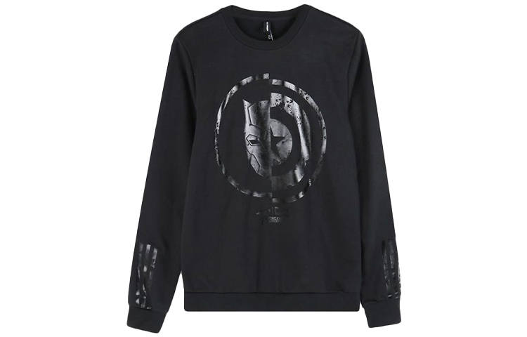 Adidas Neo Sweatshirts Men's Black Crew Neck Moderate Regular