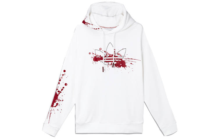 Adidas Originals Fp Limited Sweatshirts Men's White Hooded Moderate Regular