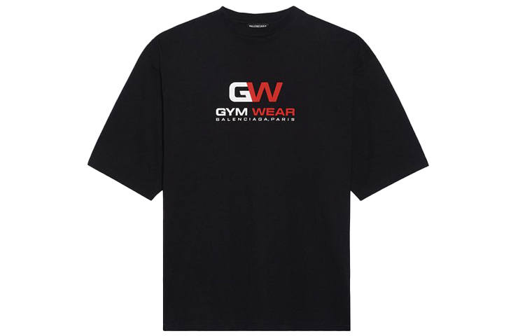 Balenciaga Gym Wear Logo Tee