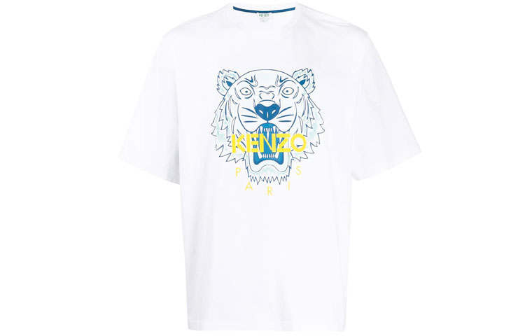 KENZO Classic Tiger Head T Shirt Men's White