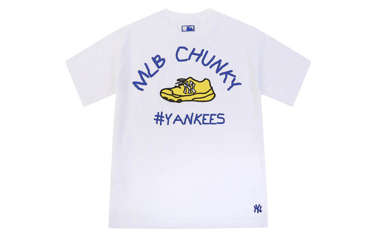 MLB MLB T Shirts Unisex White Crew Neck Moderate Straight Fit