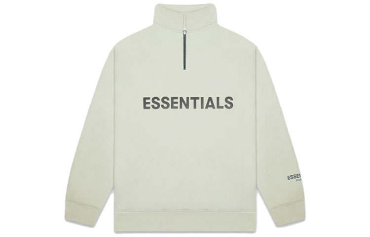 Fear Of God Essentials Sweatshirt Unisex Gray Green