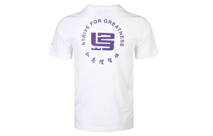 Nike Nike T Shirts Men's White Crew Neck Moderate Straight Fit