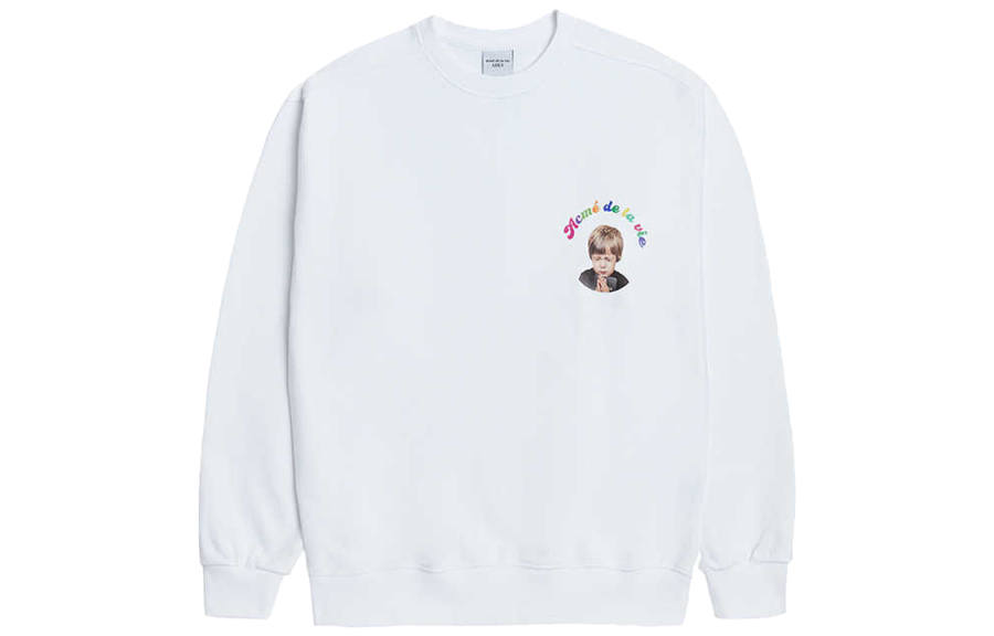Acme De La Vie Acme De La Vie/ADLV Crew Neck Loose Fit Sweatshirt Unisex White