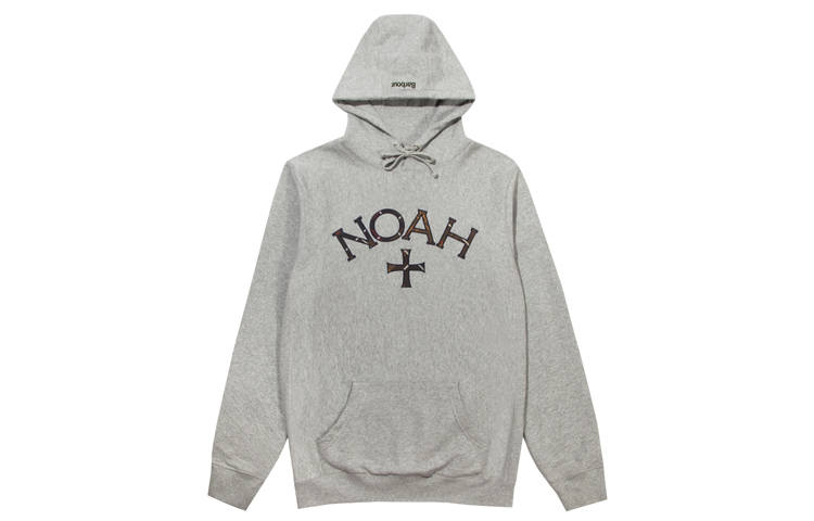 NOAH NOAH Sweatshirts Unisex Gray Hooded Moderate Regular