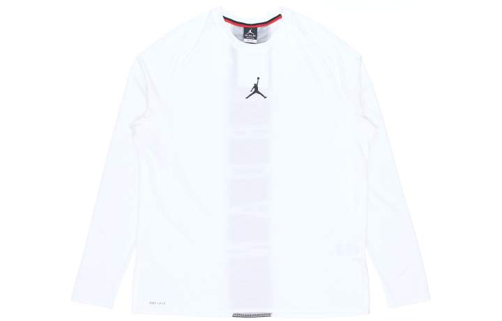 Jordan Jordan T Shirts Men's White Crew Neck Moderate Straight Fit
