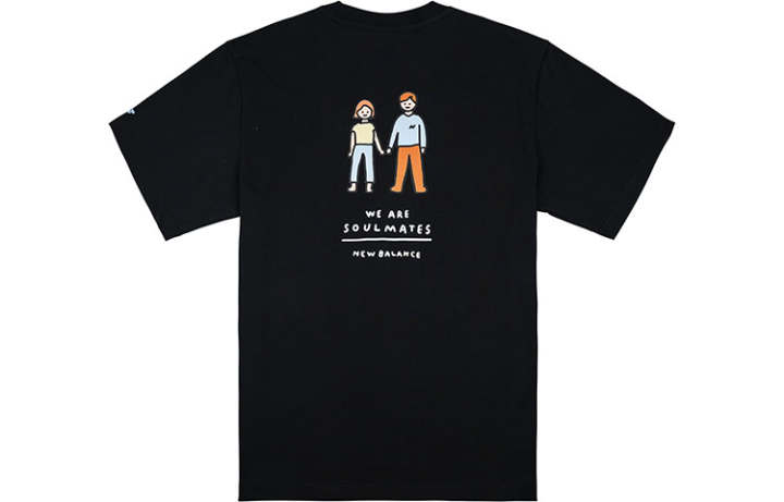 New Balance New Balance x Zero Pe Zero Set in Sleeve T Shirt Men's Black