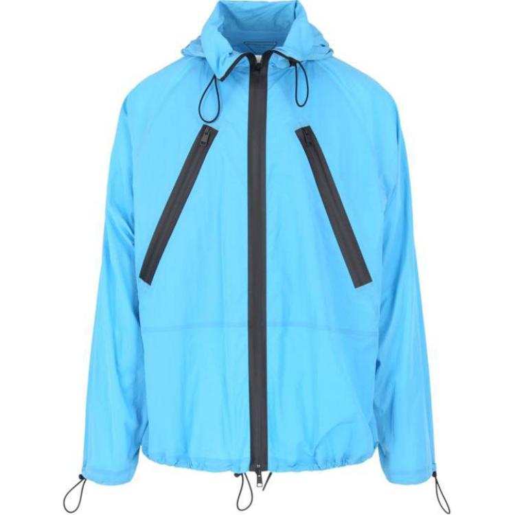 Bottega Veneta Hooded Zip Lightweight Jacket