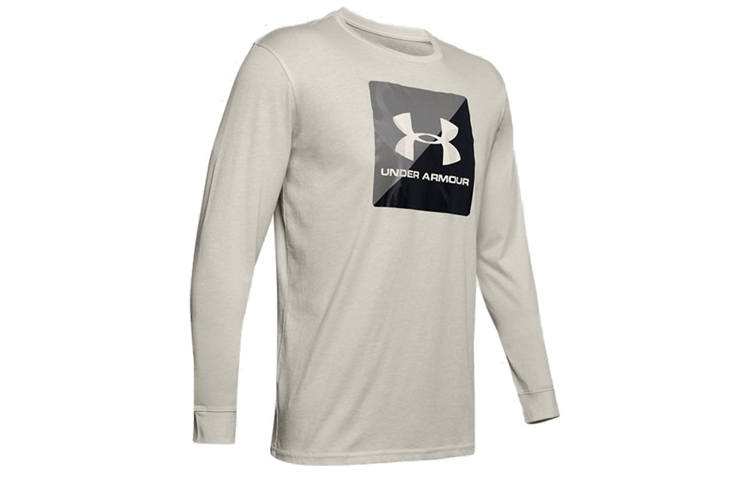 Under Armour Sweatshirts Men's White Crew Neck Moderate Regular