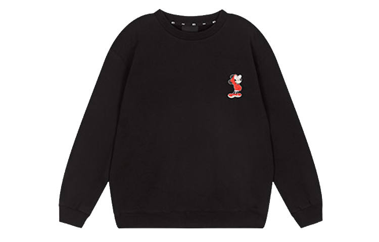 MLB MLB X Disney MLB X Disney Sweatshirts Unisex Black Crew Neck Moderate Regular