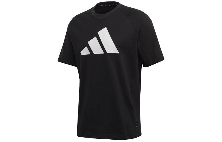 Adidas Adidas X Marimekko T Shirts Men's Black Crew Neck Moderate Straight Fit