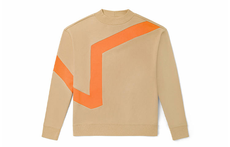 Vans Vans Sweatshirts Unisex Khaki Crew Neck Moderate Regular