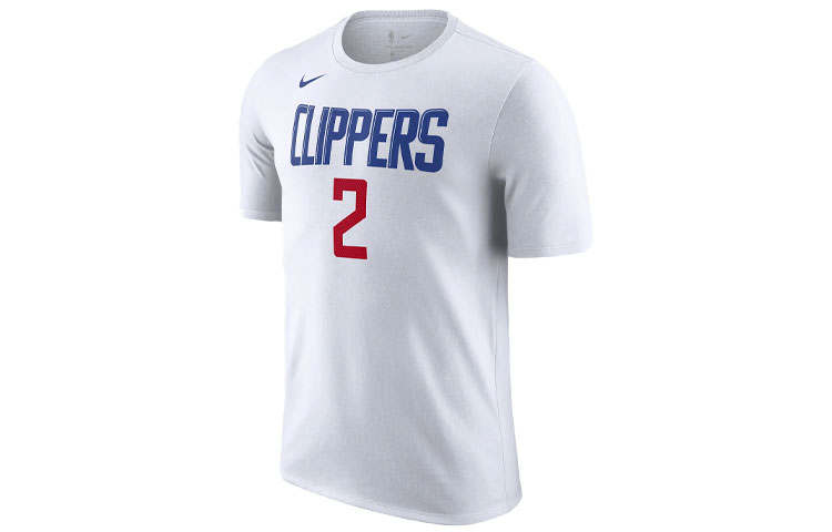 Nike Nike X NBA T Shirts Men's White Crew Neck Moderate Straight Fit