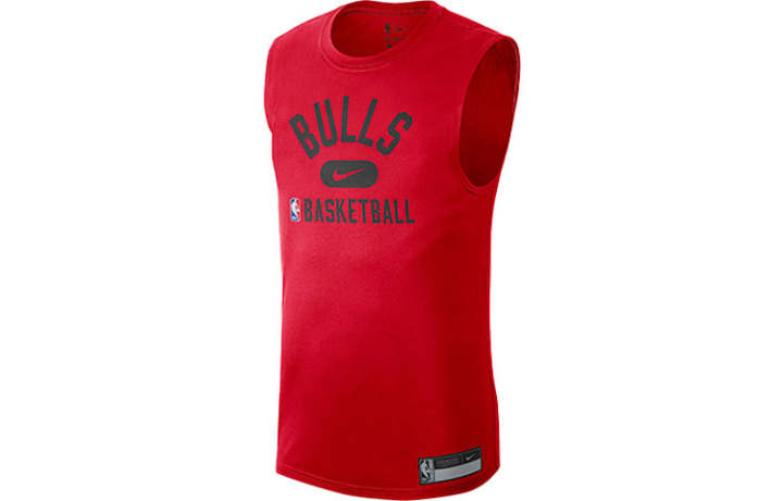 Nike Nike T Shirt Bulls Team Men's Red