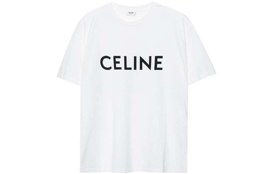 CELINE CELINE Loose T SHIRT In Cotton Jersey