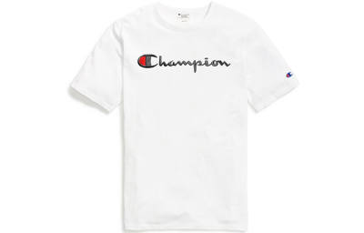 Champion T Shirt US Version Unisex White