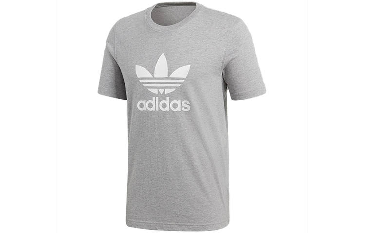 Adidas Originals T Shirt Men's Medium Heather Gray