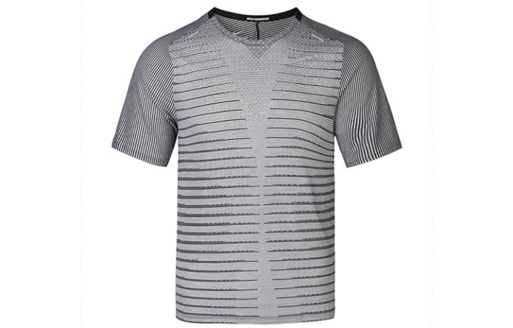 Nike Nike T Shirts Men's Black/White Crew Neck Moderate Straight Fit