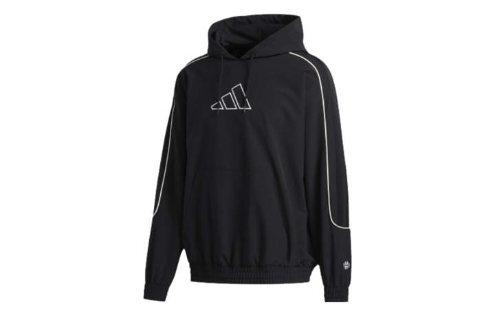Adidas Adidas Sweatshirts Men's Black Hooded Moderate Regular