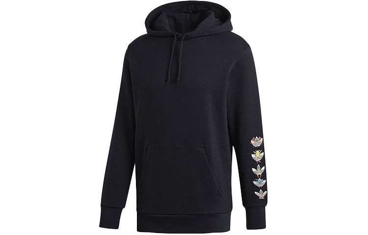 Adidas Originals Sweatshirts Men's Black Hooded Moderate Regular