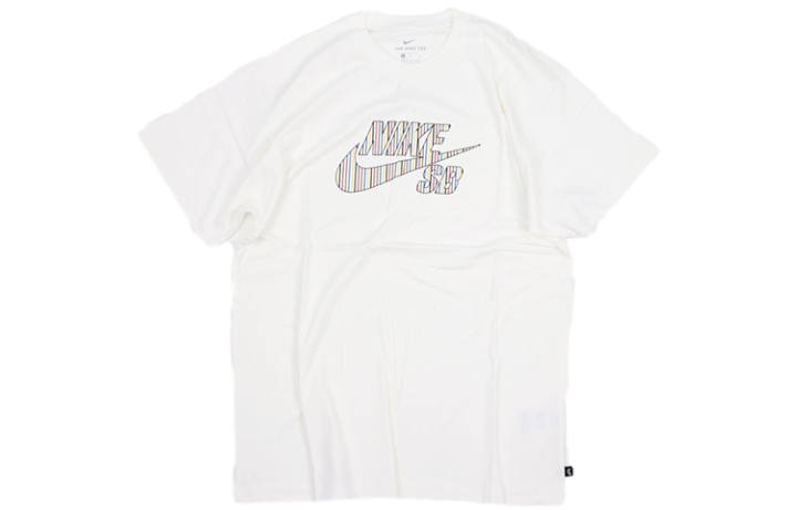 Nike Nike T Shirts Men's White Crew Neck Moderate Straight Fit