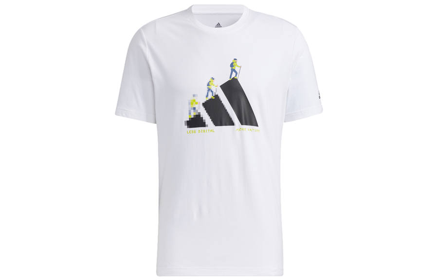 Adidas Adidas T Shirts Unisex White Crew Neck Moderate Straight Fit