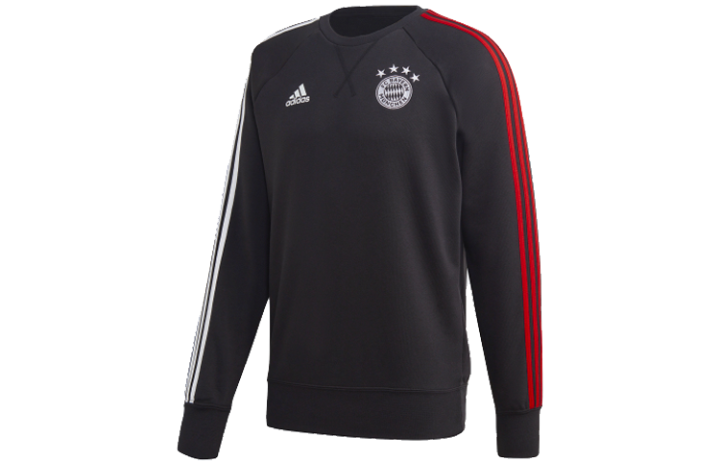Adidas Adidas Sweatshirts Men's Black Crew Neck Moderate Regular