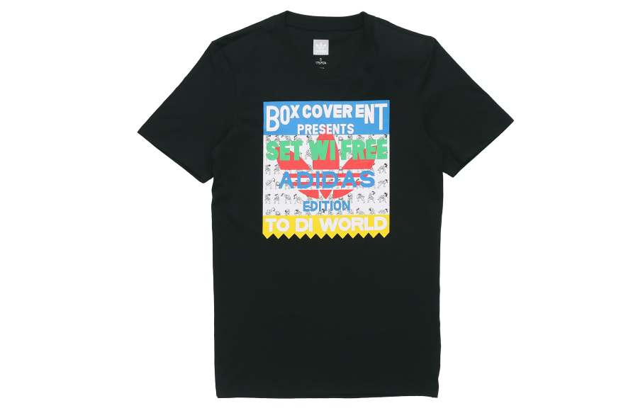 Adidas Originals Set in Sleeve T Shirt Men's Black