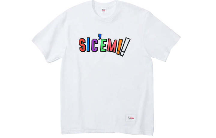 Supreme Supreme x Wtaps Sic'Em crew neck T-shirt
