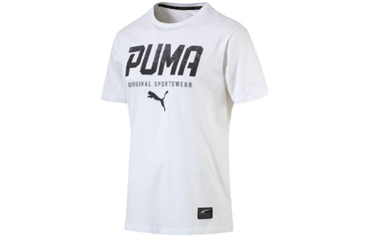 PUMA PUMA STYLE TEC T Shirt Men's White