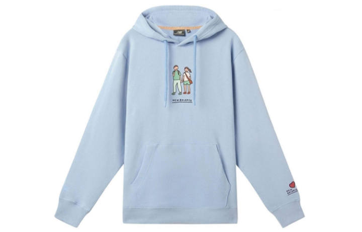 New Balance New Balance Sweatshirts Unisex Blue Hooded Moderate Regular
