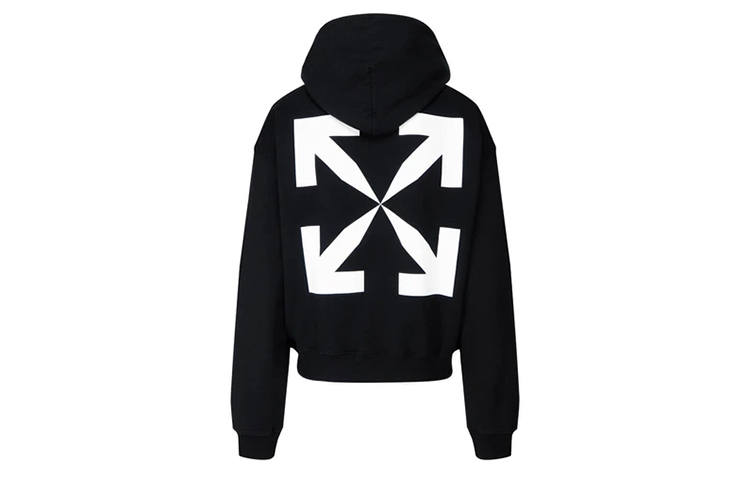 OFF-WHITE OFF WHITE FW20 Fall Sweatshirt Loose Fit Men's Black
