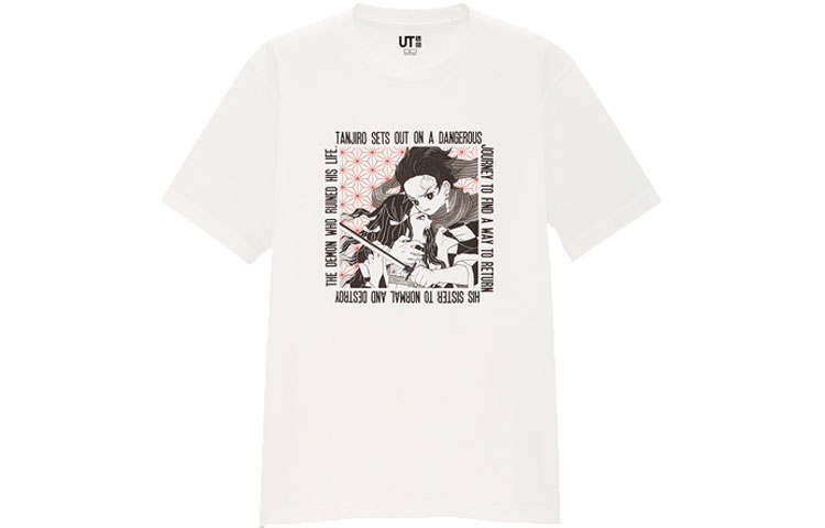 UNIQLO T Shirts Unisex White Crew Neck Moderate