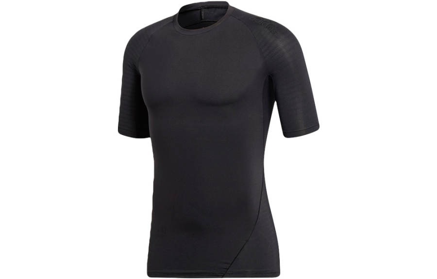 Adidas Adidas T Shirts Men's Black Crew Neck Moderate Straight Fit