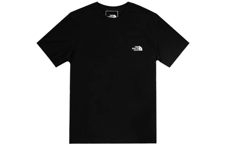 THE NORTH FACE T Shirts Unisex Black Crew Neck Moderate Straight Fit