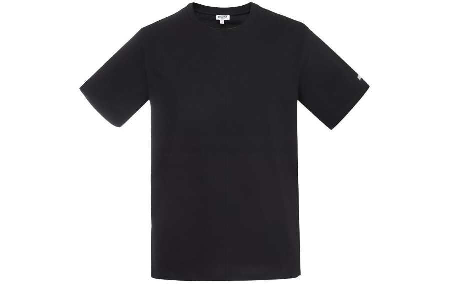 KENZO T Shirts Men's Black Crew Neck Moderate Straight Fit