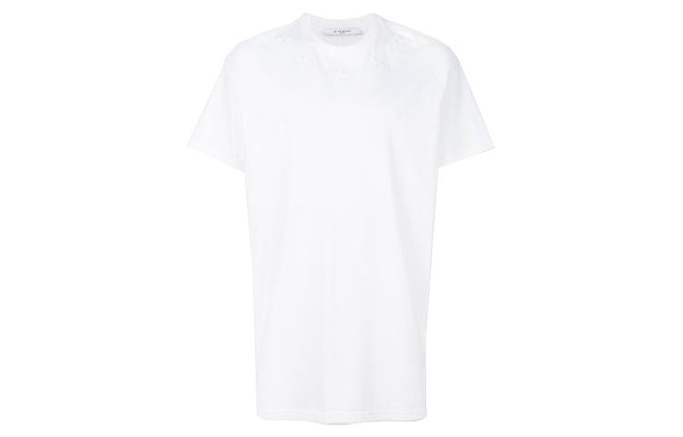 Givenchy Givenchy T Shirts Men's White Crew Neck Moderate Straight Fit