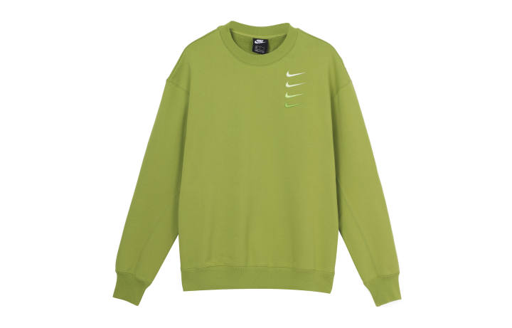 Nike Nike Sweatshirts Men's Pear Green Crew Neck Moderate Regular