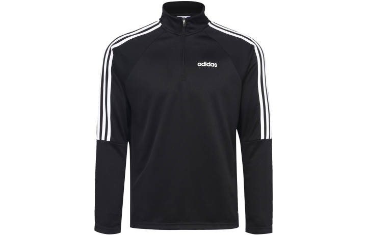 Adidas Adidas Sweatshirts Men's Black Stand Collar Moderate Regular