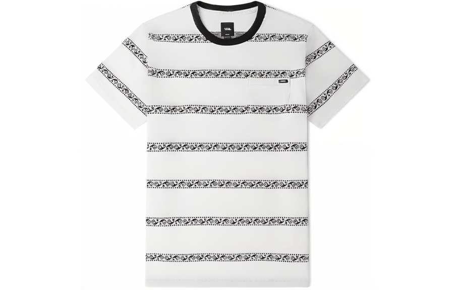 Vans Vans T Shirts Unisex Ecru Crew Neck Moderate