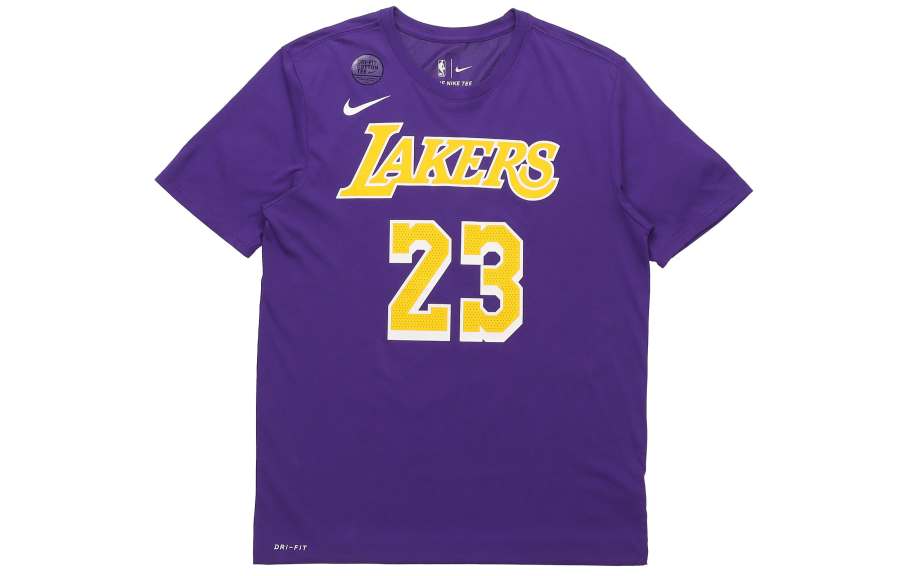 Nike Nike NBA T Shirts Men's Crew Neck Moderate Straight Fit