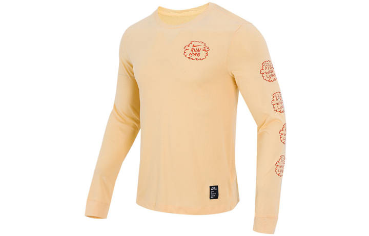 Nike Nike T Shirts Men's Apricot Crew Neck Moderate
